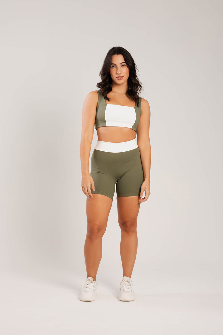 Conjunto Top Dupla Face e Bermuda Aurora
