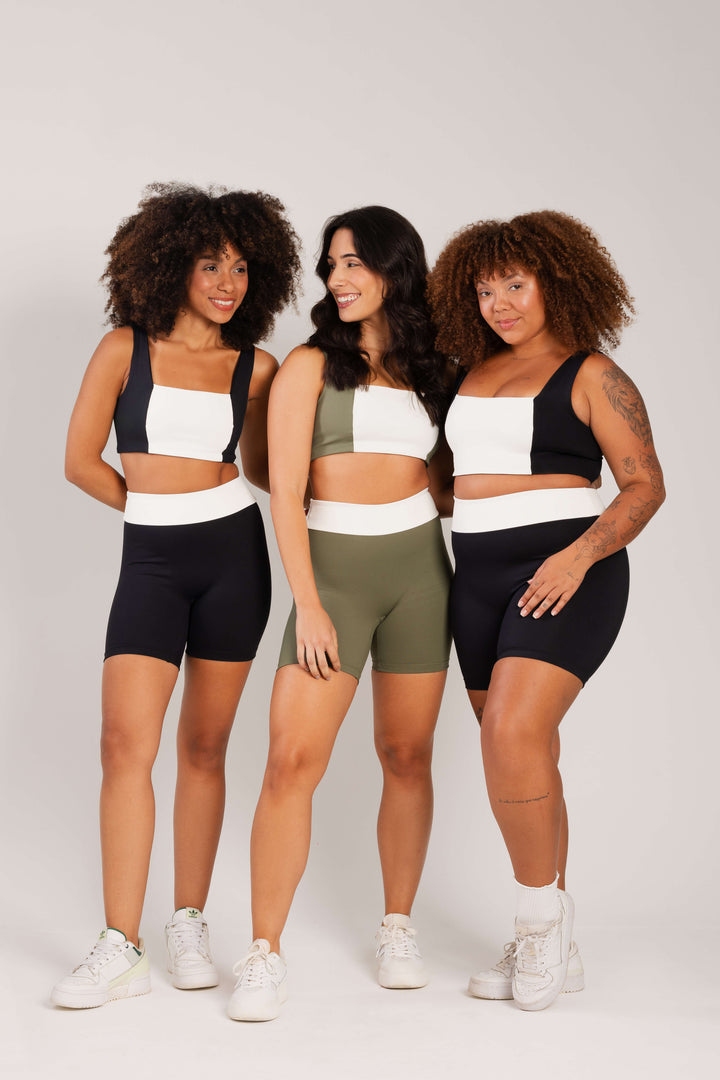 Conjunto Top Dupla Face e Bermuda Aurora