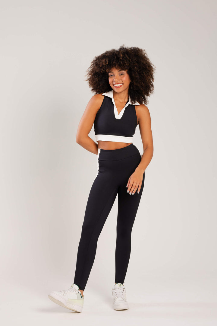 Conjunto Top Polo e Calça Aurora