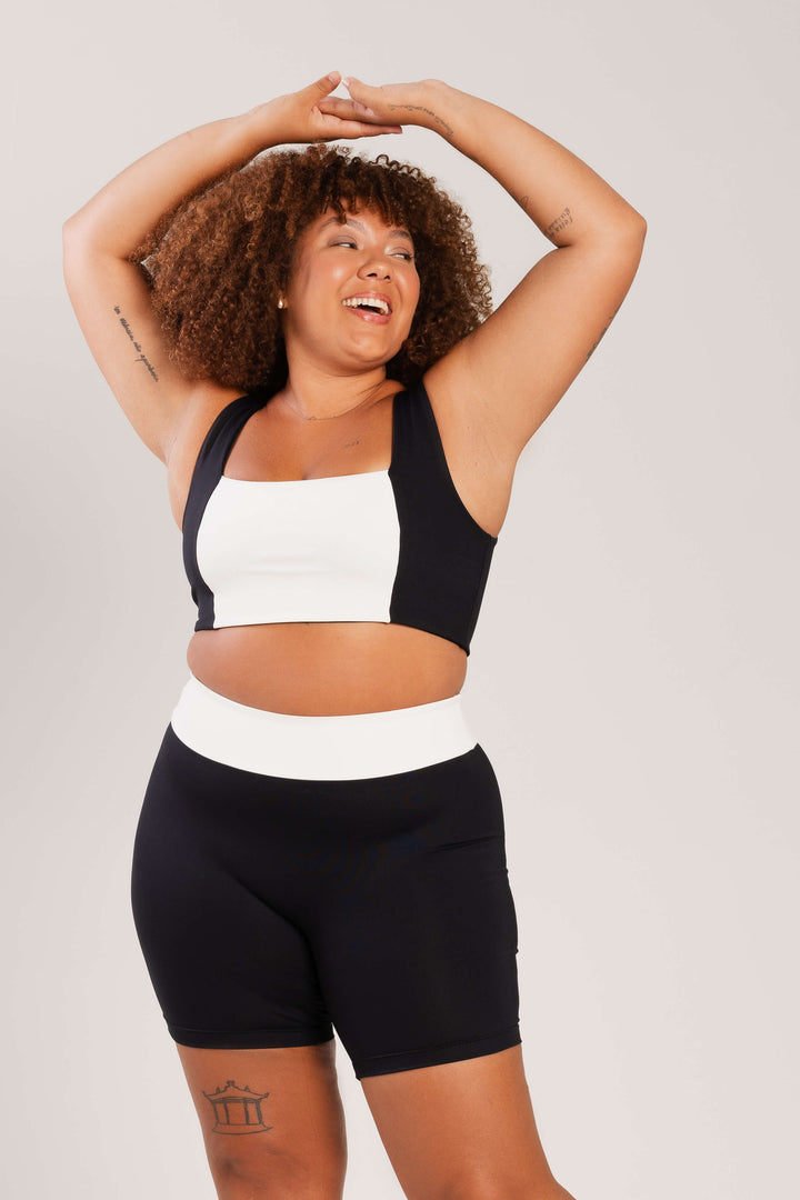 Conjunto Top Dupla Face e Bermuda Aurora